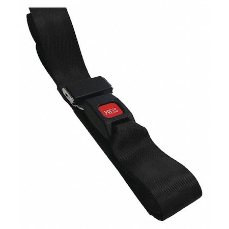 Strap, Black, 7 ft. L x 2-1/2