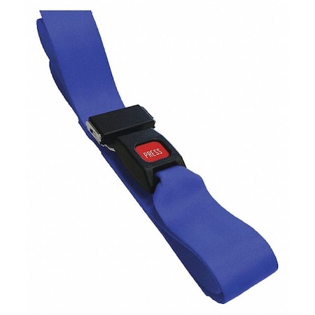 Strap, Blue, 7 ft. L x 2-1/2