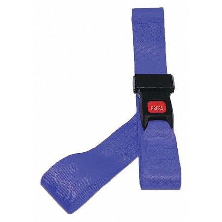 Strap, Blue, 5 ft. L x 2-1/2