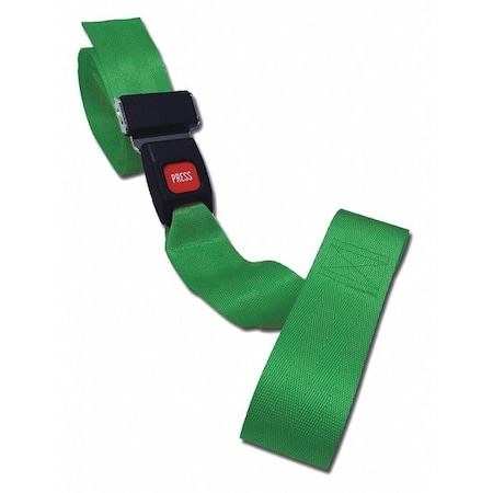 Strap, Green, 5 ft. L x 2-1/2