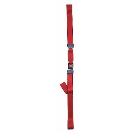 Strap, Red, 5 ft. L x 2-1/2