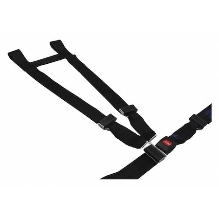 Strap, Black, 6 ft. L x 2-1/2
