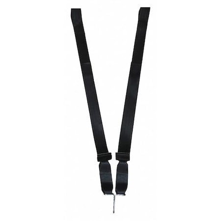 Strap, Black, 7 ft. L x 2-1/2