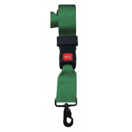 Strap, Green, 5 ft. L x 2-1/2
