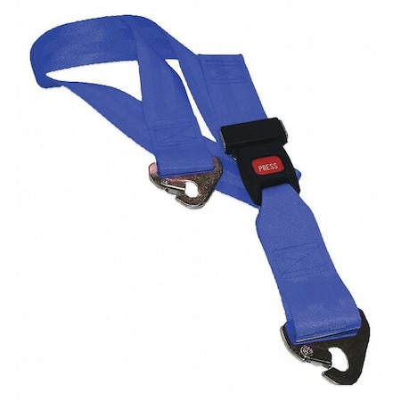 Strap, Blue, 5 ft. L x 2-1/2