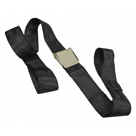 Strap, Black, 5 ft. L x 2-1/2