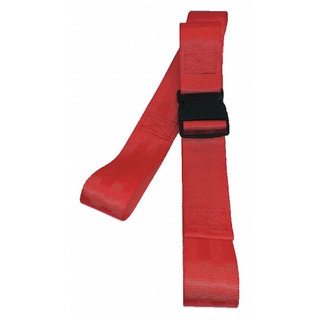 Strap, Red, 5 ft. L x 2-1/2