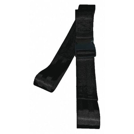 Strap, Black, 7 ft. L x 2-1/2
