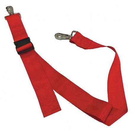 Strap, Red, 5 ft. L x 2-1/2