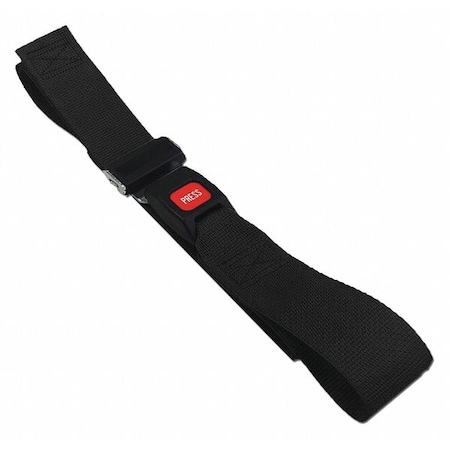 Strap, Black, 3 ft. L x 2-1/2