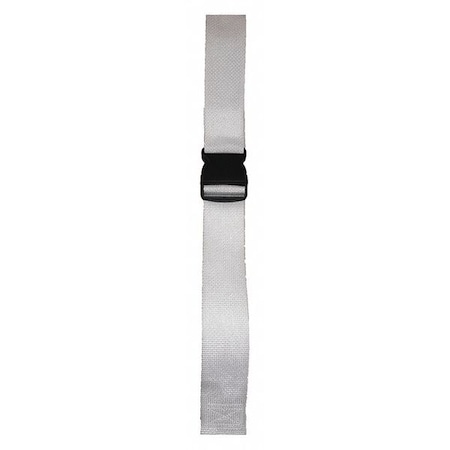 Strap, White, 9 ft. L x 2-1/2