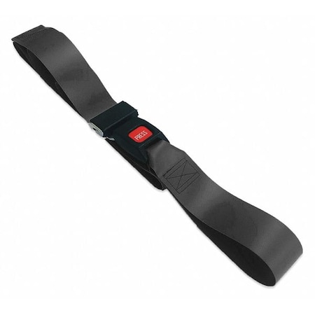 Strap, Black, 9 ft. L x 2-1/2