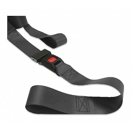 Strap, Black, 3 ft. L x 2-1/2