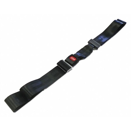 Strap, Black, 5 ft. L x 2-1/2