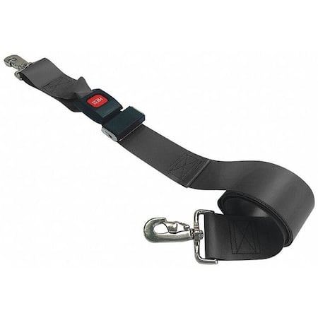 Strap, Black, 5 ft. L x 2-1/2