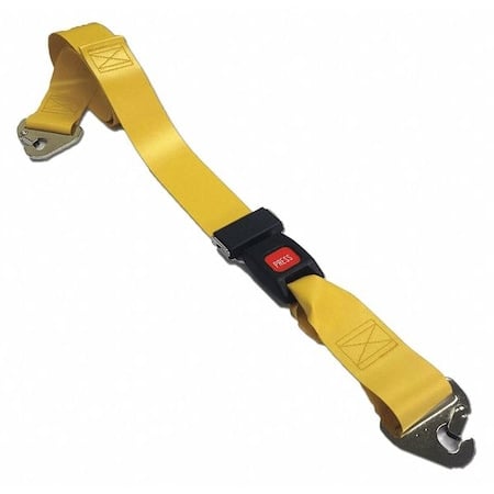 Strap, Yellow, 5 ft. L x 2-1/2