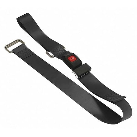 Strap, Black, 7 ft. L x 2-1/2