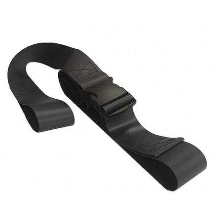 Strap, Black, 5 ft. L x 2-1/2