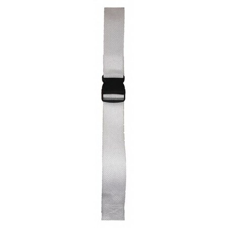 Strap, White, 7 ft. L x 2-1/2