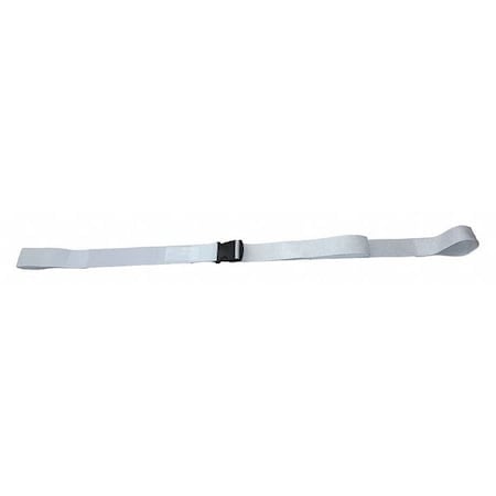 Strap, White, 5 ft. L x 2-1/2