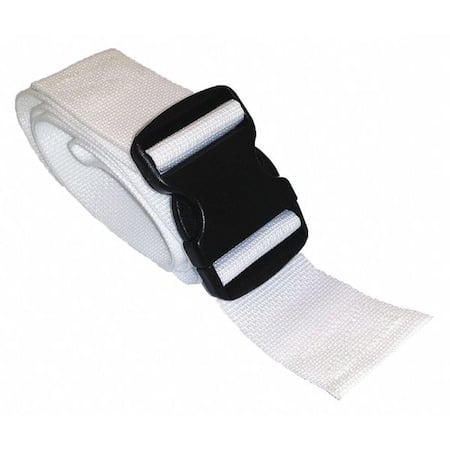 Strap, White, 6 ft. L x 2-1/2
