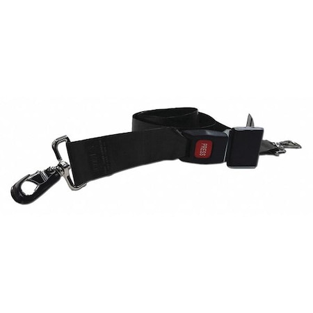 Strap, Black, 5 ft. L x 2-1/2