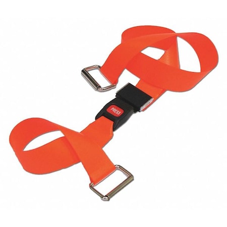 Strap, Orange, 3 ft. L x 2-1/2