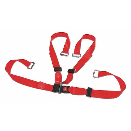 Strap, Red, 6 ft. L x 2-1/2