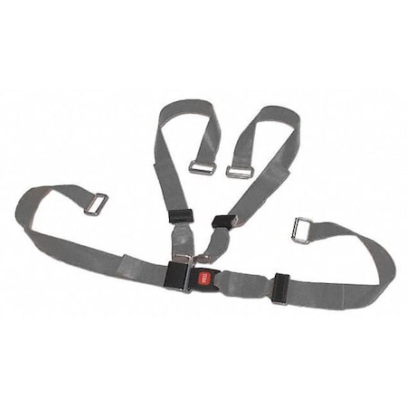 Strap, Silver, 6 ft. L x 2-1/2