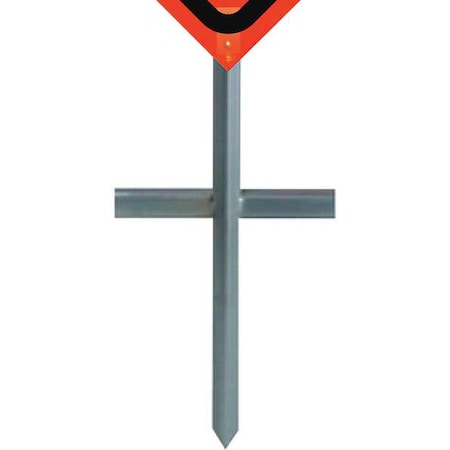 In-Ground Sign Stand, For Roll-Up Signs MPN:P100
