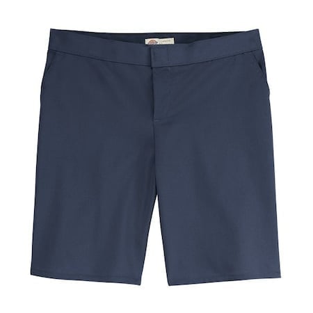 Women's Womens Shorts, 14, Dark Navy, 65% Polyester/35% Cotton MPN:FR22DN 14 9