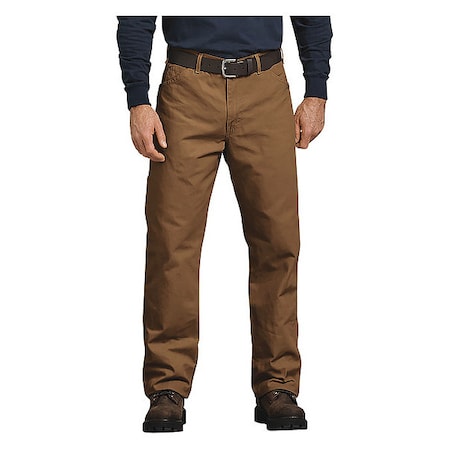 Men's Jean, 38 in, Rinsed Brown Duck, 100% Cotton Duck MPN:1933BD 38 33