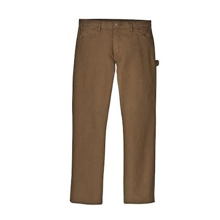 Men's Relaxed Fit Heavyweight Carpenter Jeans, 38 in, Rinsed Timber, 100% Cotton MPN:1933TB 38 34