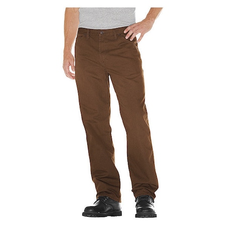 Men's Relaxed Fit Heavyweight Carpenter Jeans, 42 in, Rinsed Timber, 100% Cotton MPN:1933TB 42 30