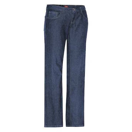 Women's Women's Industrial Relaxed Fit Jeans, 2, Blue, Cotton MPN:FD23RB 2 32