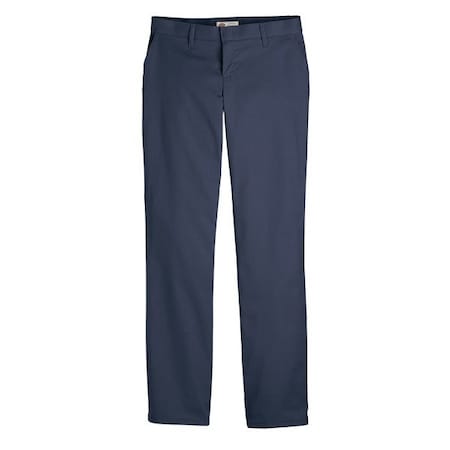 Women's Work Pants, 10, Dark Navy, 65% Polyester/35% Cotton Twill MPN:FP21DN 10 32