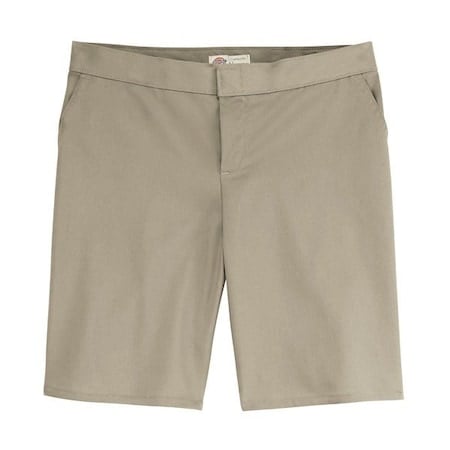 Short, Women, Flat Front, Sand, 14 9 MPN:FR22DS 14 9