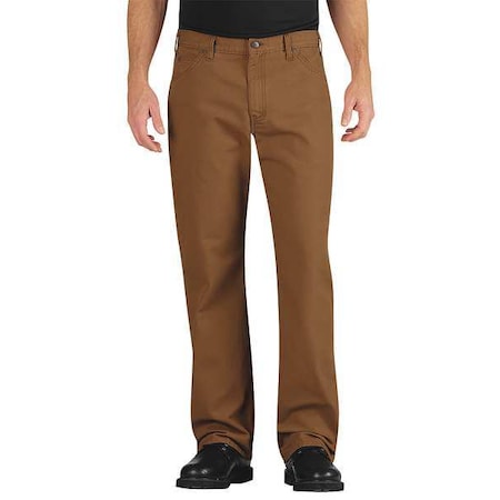 Men's Jeans, L/XL, Brown, Cotton/Polyester MPN:LU23BD 38 32