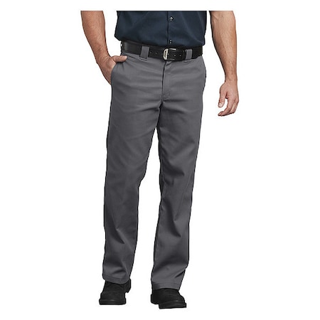 Men's Flex Work Pants, Gray, 65% Polyester/35% Cotton MPN:P874CH 56 32