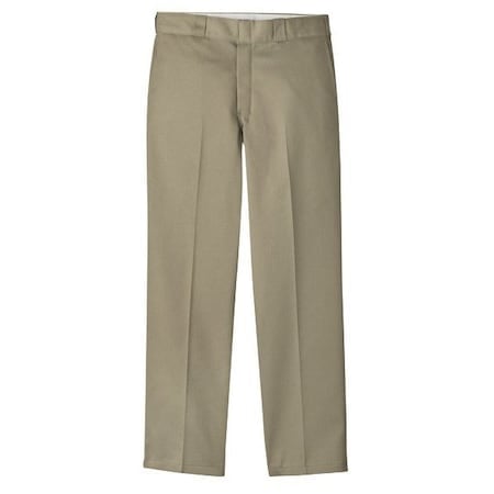 Men's Mens Pants, 44, Khaki, 65% Polyester/35% Cotton MPN:P874KH 44 29
