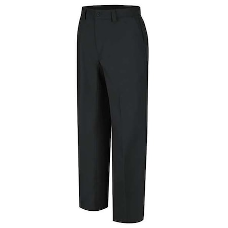 Men's Work Pants, Black, 40% Polyester, 60% Cotton MPN:WP70BK 36 32