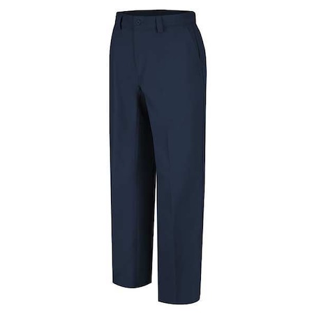 Men's Work Pants, Navy, 40% Polyester, 60% Cotton MPN:WP70NV 46 30