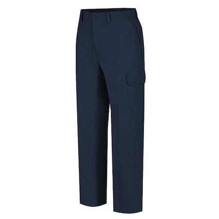 Men's Work Pants, Navy, 40% Polyester, 60% Cotton MPN:WP80NV 30 30