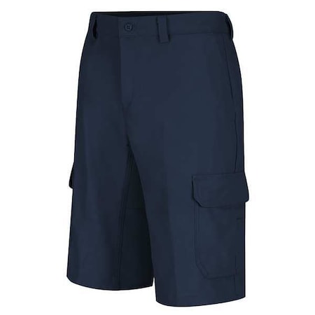 Men's Functional Cargo Work Shorts, Navy, 40% Polyester, 60% Cotton MPN:WP90NV 48 12