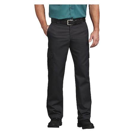 Men's Work Pants, S/M, Black, 65% Polyester/35% Cotton Twill MPN:WP95BK 32 32