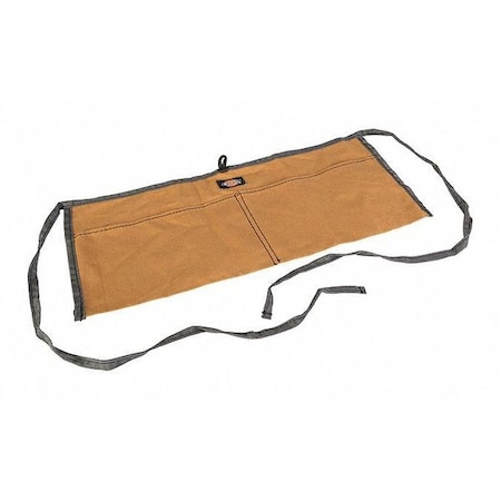 Canvas Apron, 2 Pocket, Gray/Tan, Heavy Duty Rip-Resistant Canvas, 2 Pockets MPN:57024