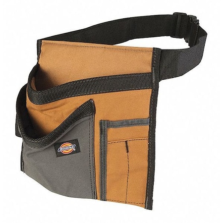 Diy Single Side Apron, 5 Pocket, Gray/Tan, 5 Pockets MPN:57026