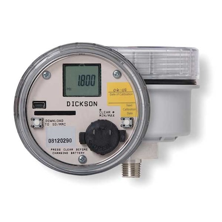 Data Logger, Pressure Range 0 to 100 PSI MPN:PR125