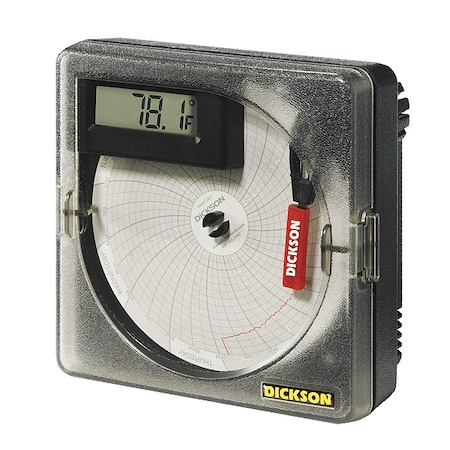 Recorder, Temp, 4 In, -22 to 122 F, Display MPN:SL4350