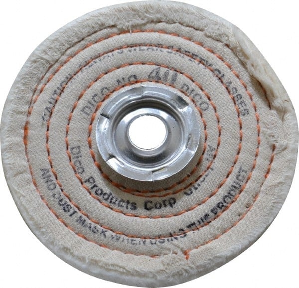 Unmounted Spiral Sewn Buffing Wheel: 4